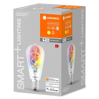 WiFi filament Classic E27 4,5W 827 de LEDVANCE SMART+ en Transparent – photo produit 1 sur 2