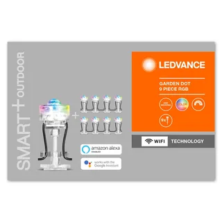 WiFi Garden Dot LED-spot 9-delige set by LEDVANCE SMART+ in Duidelijk – product photo 3 of 4