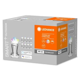 WiFi Garden Dot LED-spot 9-delige set by LEDVANCE SMART+ in Duidelijk – product photo 2 of 4