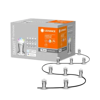 WiFi Garden Dot LED-spot 9-delige set by LEDVANCE SMART+ in Duidelijk – product photo 1 of 4