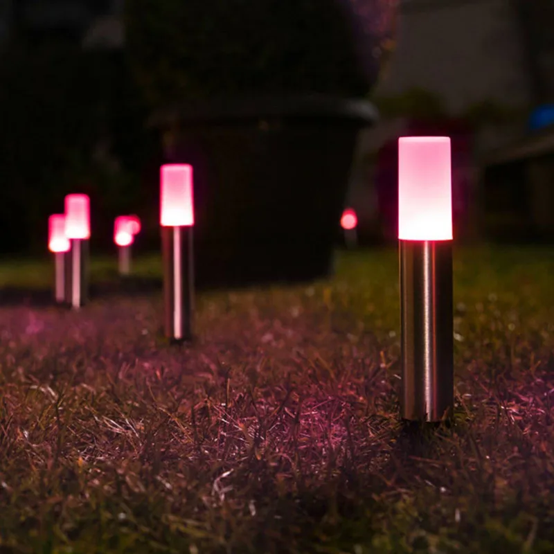 WiFi Garden Pole mini 22,7cm per 3 von LEDVANCE SMART+ in Roestvrij staal, Opaalwit – Produktfoto 1 von 5