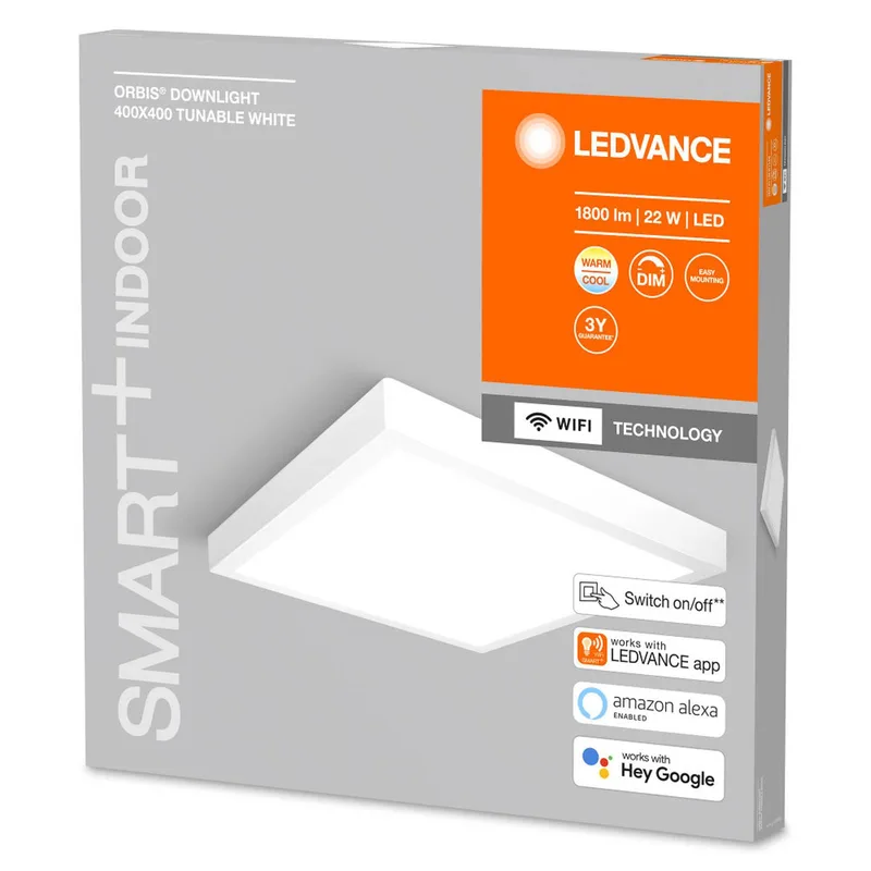 WiFi Orbis Downlight Surface 40x40 by LEDVANCE SMART+ in White – product photo 4 of 5