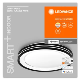 WiFi Orbis Jarden loftlampe 50 cm fra LEDVANCE SMART+ i Sort, Hvid – produktbillede 3 af 4
