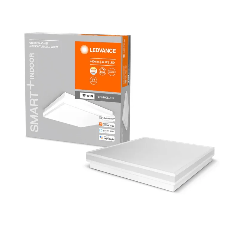WiFi Orbis magnet hvid, 45x45cm fra LEDVANCE SMART+ i Hvid – produktbillede 2 af 3