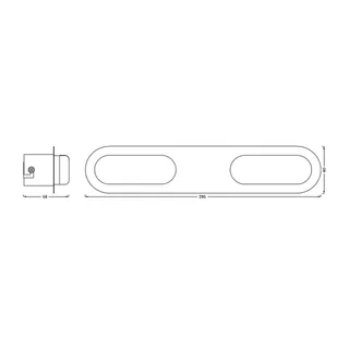 WiFi Orbis Wall Duplo zilver 2la. van LEDVANCE SMART+ in Zilver, Wit – productfoto 3 van 4