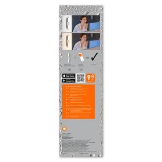 WiFi Orbis Wall Duplo zilver 2la. van LEDVANCE SMART+ in Zilver, Wit – productfoto 2 van 4