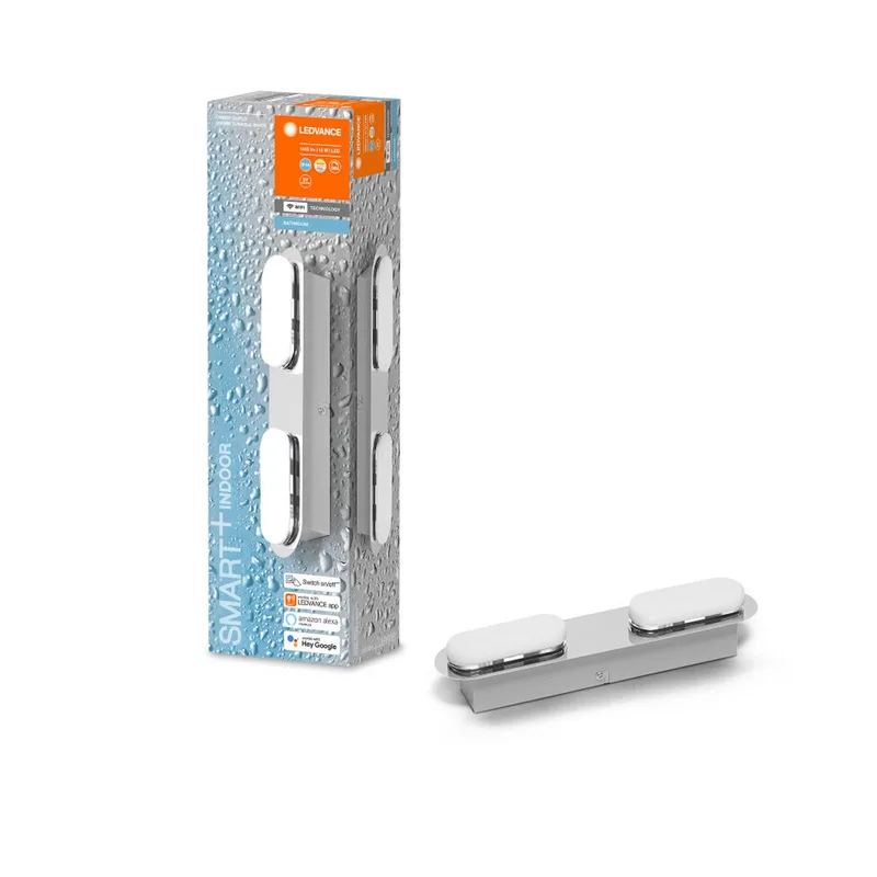 WiFi Orbis Wall Duplo zilver 2la. van LEDVANCE SMART+ in Zilver, Wit – productfoto 4 van 4