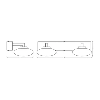WiFi Orbis Wall Elypse, 2-lamps by LEDVANCE SMART+ in Silver, White – product photo 3 of 3
