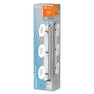 WiFi Orbis Wall Wave IP44 3-lamps by LEDVANCE SMART+ in Silver – product photo 4 of 4