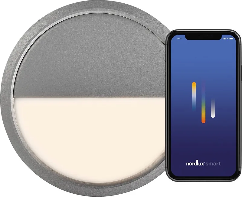 Ava-plafondlamp-smart-IP54-grijs by Nordlux in Grey – product photo 1 of 5