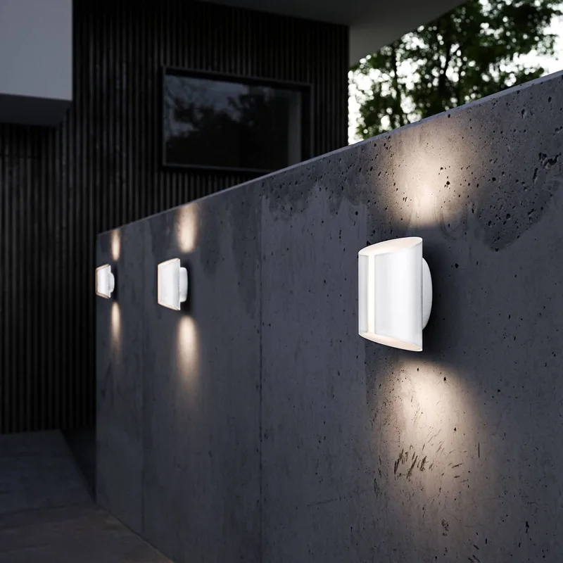 LED buitenwandlamp Grip, CCT Smart Home van Nordlux in Wit – productfoto 3 van 3