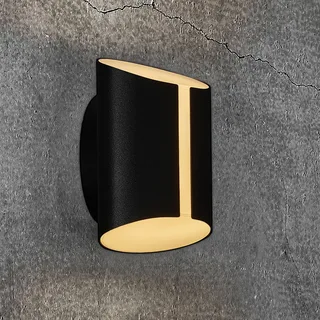 LED buitenwandlamp Grip, CCT Smart Home van Nordlux in Zwart – productfoto 2 van 3
