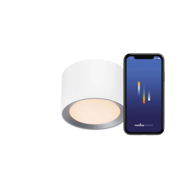 LED plafondspot Landon Smart, hoogte 8,2 cm van Nordlux in Wit – productfoto 5 van 5