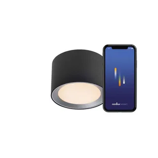 LED plafondspot Landon Smart, hoogte 8,2 cm van Nordlux in Zwart – productfoto 5 van 5