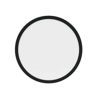Plafondlamp Oja Smart, zwart, Ø 29 cm de Nordlux en Noir, Blanc – photo produit 2 sur 2