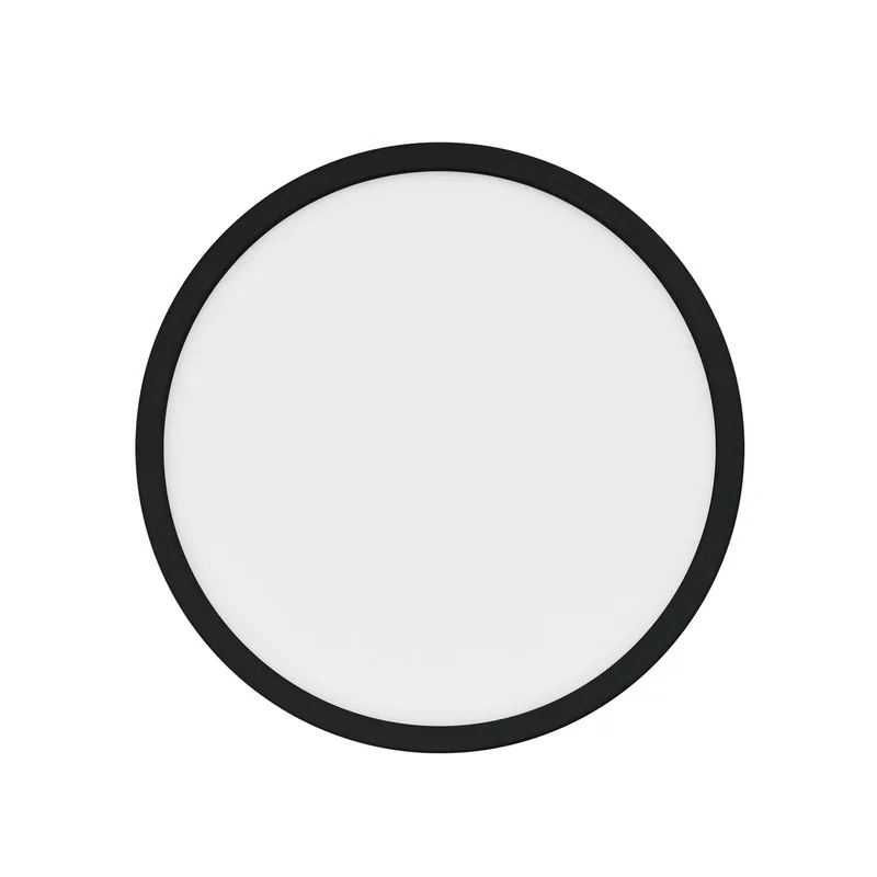 Plafondlamp Oja Smart, zwart, Ø 29 cm de Nordlux en Noir, Blanc – photo produit 2 sur 2
