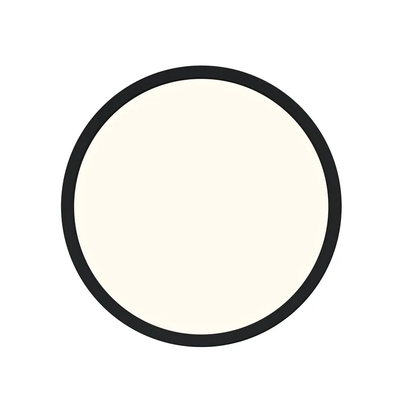Plafondlamp Oja Smart, zwart, Ø 29 cm de Nordlux en Noir, Blanc – photo produit 1 sur 2