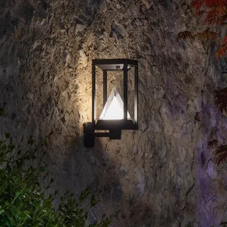 LED-zonne-buitenwandlamp ALPS, Sensor von OSRAM SMART+ in Schwarz – Produktfoto 1 von 5