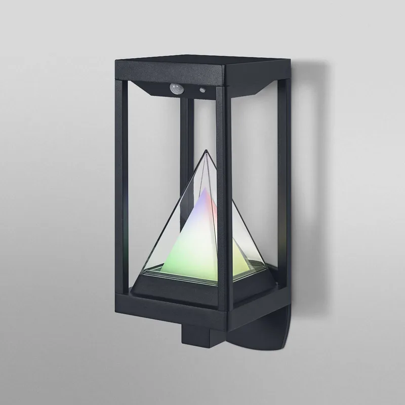 LED-zonne-buitenwandlamp ALPS, Sensor von OSRAM SMART+ in Schwarz – Produktfoto 4 von 5