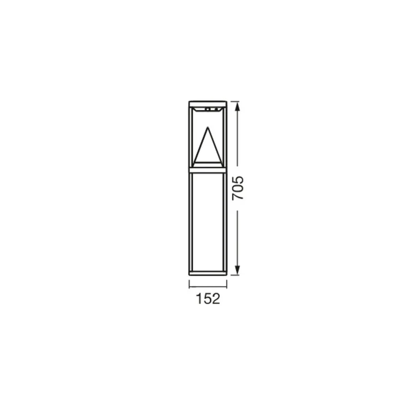 LED-solcellelampe ALPS, sort sensor IP44 fra OSRAM SMART+ i Sort – produktbillede 3 af 4