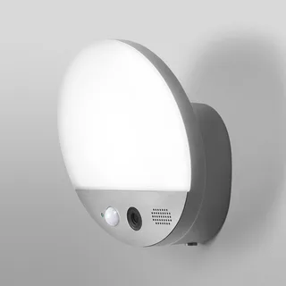 WiFi buitenwandlamp ROUND, camera, sensor, grijs van OSRAM SMART+ in Donkergrijs – productfoto 4 van 4