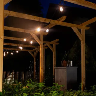 WiFi LED lichtketting STRINGLIGHT, RGBW 12-lamps van OSRAM SMART+ in Zwart – productfoto 3 van 3