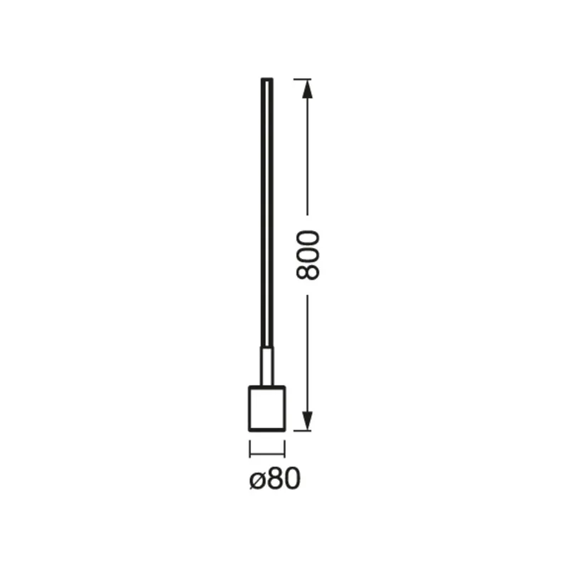 WiFi LED vloerlamp CORNER SLIM, RGB CCT van OSRAM SMART+ in Wit – productfoto 1 van 3
