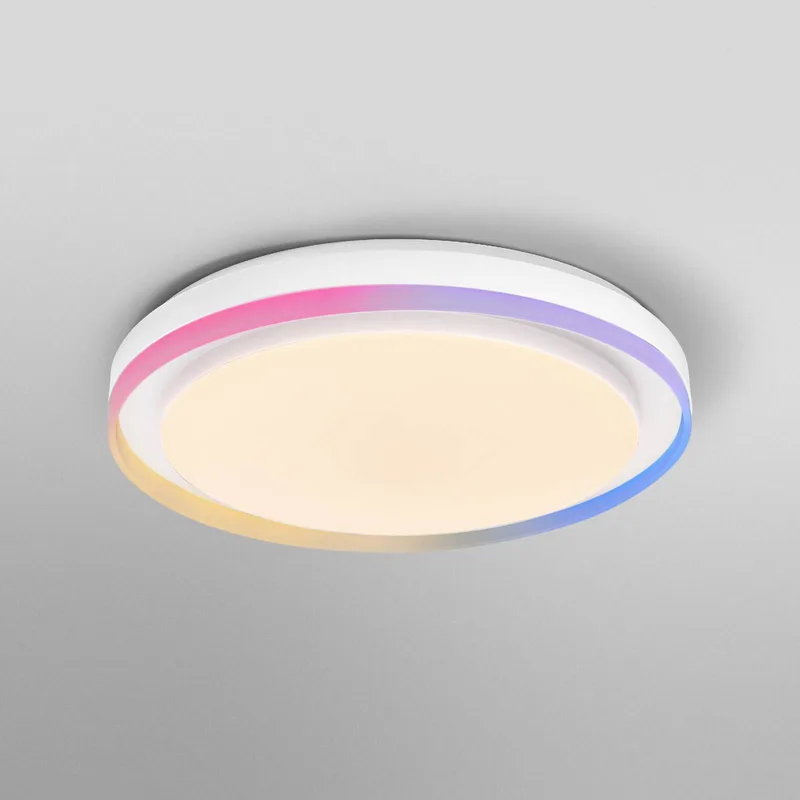 WiFi plafondlamp ORBIS ZEST, 50 cm RGB CCT von OSRAM SMART+ in Weiß – Produktfoto 2 von 4