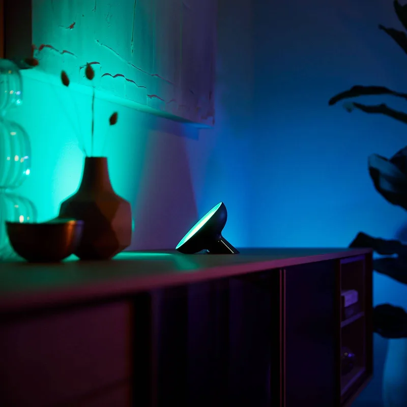 Bloom tafellamp white & Color van Philips Hue in Zwart – productfoto 4 van 5