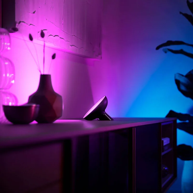 Bloom tafellamp white & Color van Philips Hue in Zwart – productfoto 3 van 5