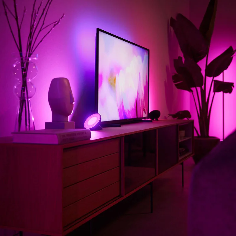 Bloom tafellamp white & Color van Philips Hue in Zwart – productfoto 5 van 5