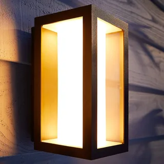 buitenwandlamp Impress, RGBW, IP44, smart van Philips Hue in Zwart, Wit – productfoto 2 van 5