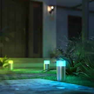 Calla sokkellamp aanvulling 25,2cm alu van Philips Hue in Aluminium, Wit – productfoto 5 van 5