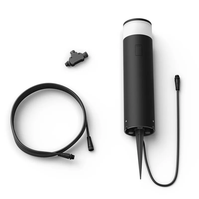 Calla sokkellamp, verlengstuk 40 cm de Philips Hue en Noir, Blanc – photo produit 3 sur 5
