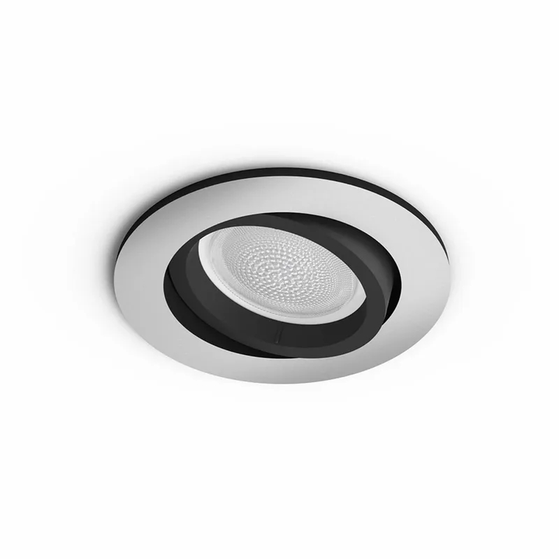 Centura Recessed Einbauspot, RGBW, alu van Philips Hue – productfoto