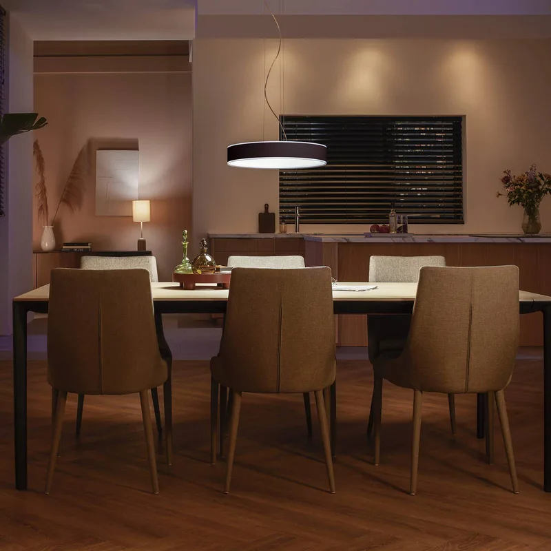 Enrave LED hanglamp van Philips Hue in Zwart – productfoto 2 van 5