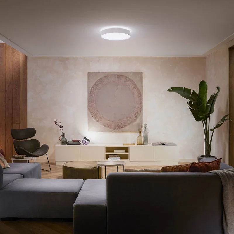 Enrave LED plafondlamp 42,5cm van Philips Hue in Wit – productfoto 2 van 5