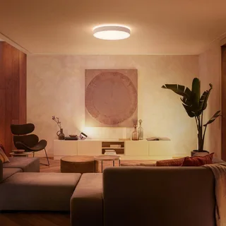 Enrave LED plafondlamp 55,1cm van Philips Hue in Wit – productfoto 2 van 5