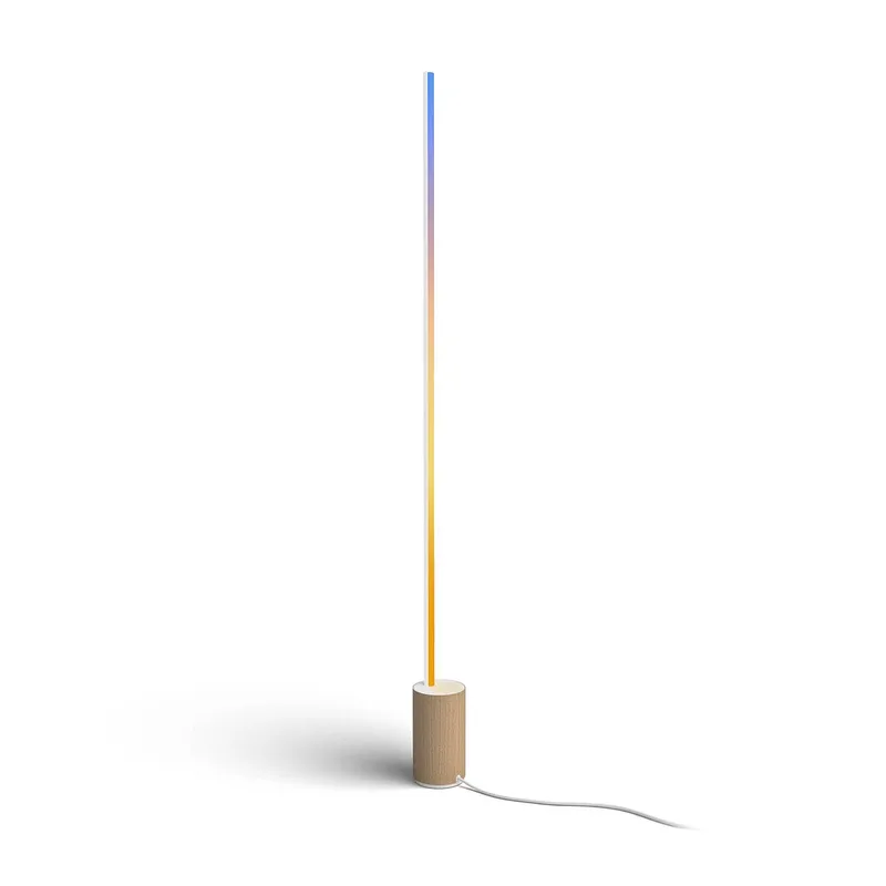 Gradient Signe Eik LED vloerlamp van Philips Hue in Wit, Licht eiken – productfoto 1 van 5
