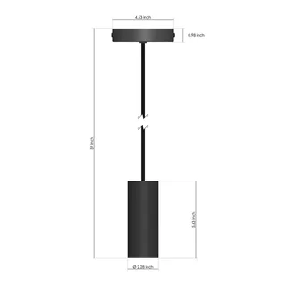 hanglamp, E27 fitting, 1-lamp by Philips Hue in Black – product photo 2 of 4