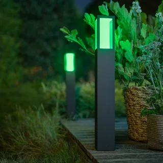 IMPRESS LED tuinpadverlichting, RGBW, smart van Philips Hue in Zwart, Wit – productfoto 2 van 3