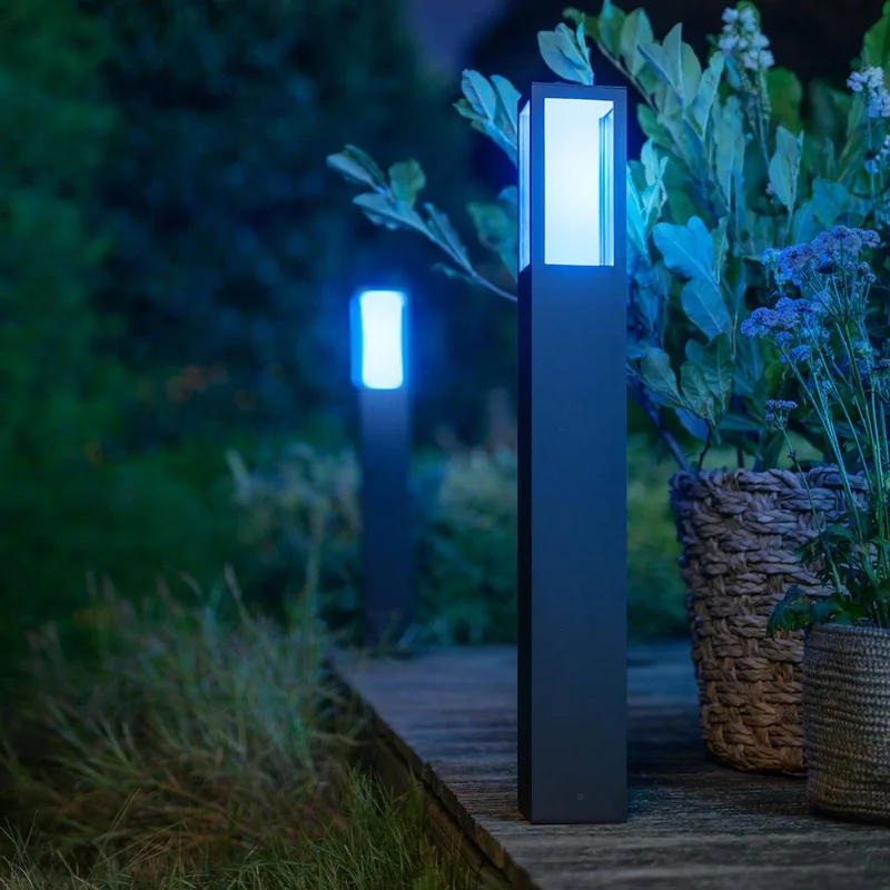 IMPRESS LED tuinpadverlichting, RGBW, smart van Philips Hue in Zwart, Wit – productfoto 3 van 3