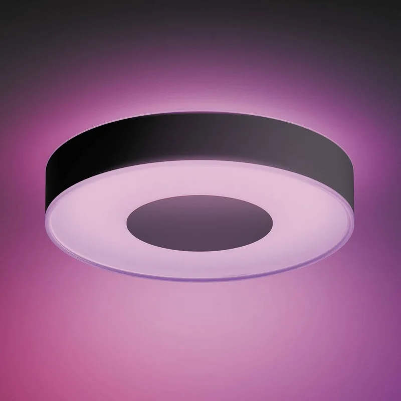 Infuse LED plafondlamp, 38,1 cm, dimbaar. van Philips Hue in Zwart – productfoto 5 van 5