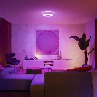 Infuse LED plafondlamp, dimbaar, 38,1 cm van Philips Hue in Wit – productfoto 2 van 5