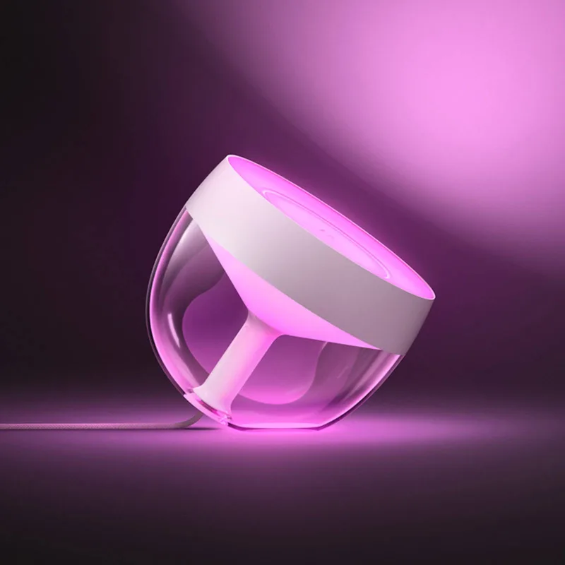 Iris WACA LED tafellamp, wit van Philips Hue in Wit, Transparant – productfoto 5 van 5