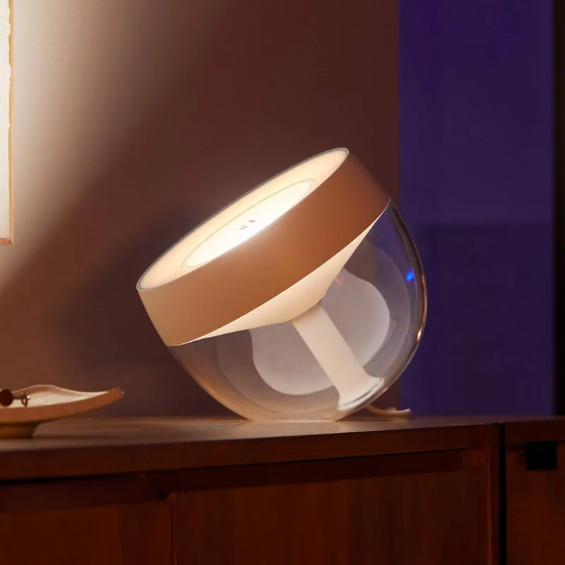 Iris WACA LED tafellamp, wit van Philips Hue in Wit, Transparant – productfoto 1 van 5