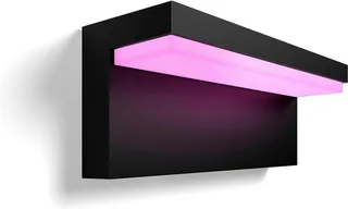LED Außen-Wandleuchte Outdoor White & Color Ambiance Nyro, Abschaltautomatik, Bluetooth, CCT - über Fernbedienung, Dimmfunktion, Einschlafhilfe, Farbsteuerung, Farbwechsel, Memory, nach Trennung vom Netz, Nachtlichtfunktion, RGB, Smart Home, Timerfunktion, Weckerfunktion, dimmbar über Fe van Philips Hue in Zwart – productfoto 5 van 5