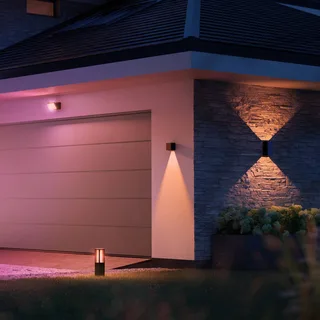 LED buiten wandlamp Resonate, RGBW, IP44 by Philips Hue in Black – product photo 5 of 5
