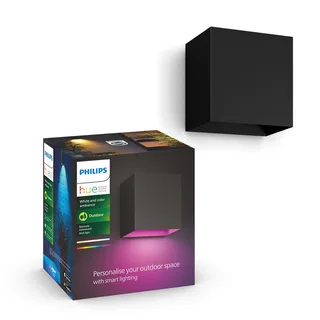 LED buiten wandlamp Resonate, RGBW, IP44 by Philips Hue in Black – product photo 2 of 5