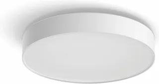 LED Deckenleuchte White Ambiance Devere, für Badezimmer Größe L, 3300lm, Abschaltautomatik, Bluetooth, CCT - über Fernbedienung, Dimmer, Dimmfunktion, Einschlafhilfe, Farbsteuerung, Farbwechsel, Fernbedienung, Infrarot inkl., Memory, nach Trennung vom Netz, Nachtlichtfunktion, Smar van Philips Hue in Wit – productfoto 3 van 5